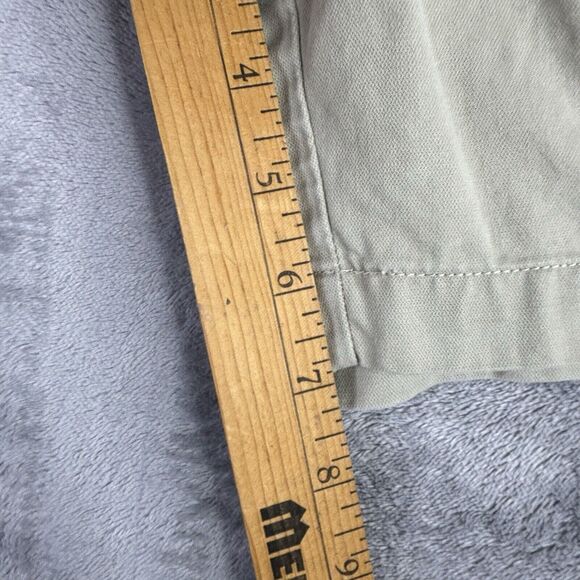 Tommy Hilfiger Pleated Shorts Mens 36x7 90s Lion Crest Twill Tan‎ Khaki Chino - Picture 8 of 11